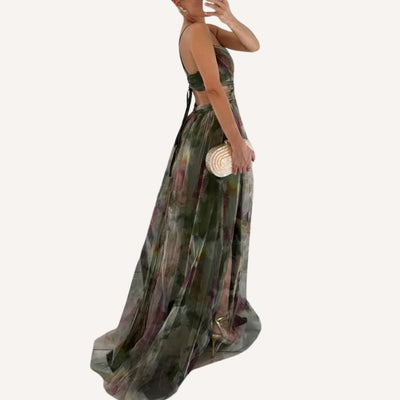 Julie | Maxi Jurk met Bloemenprint