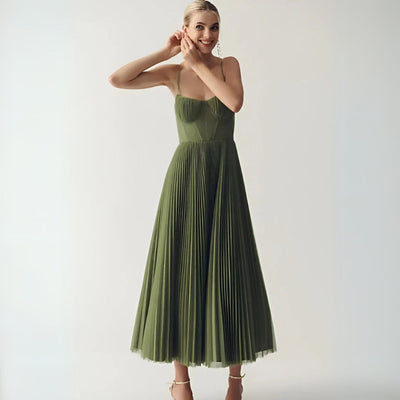 Sophie | Elegante jurk met plissérok