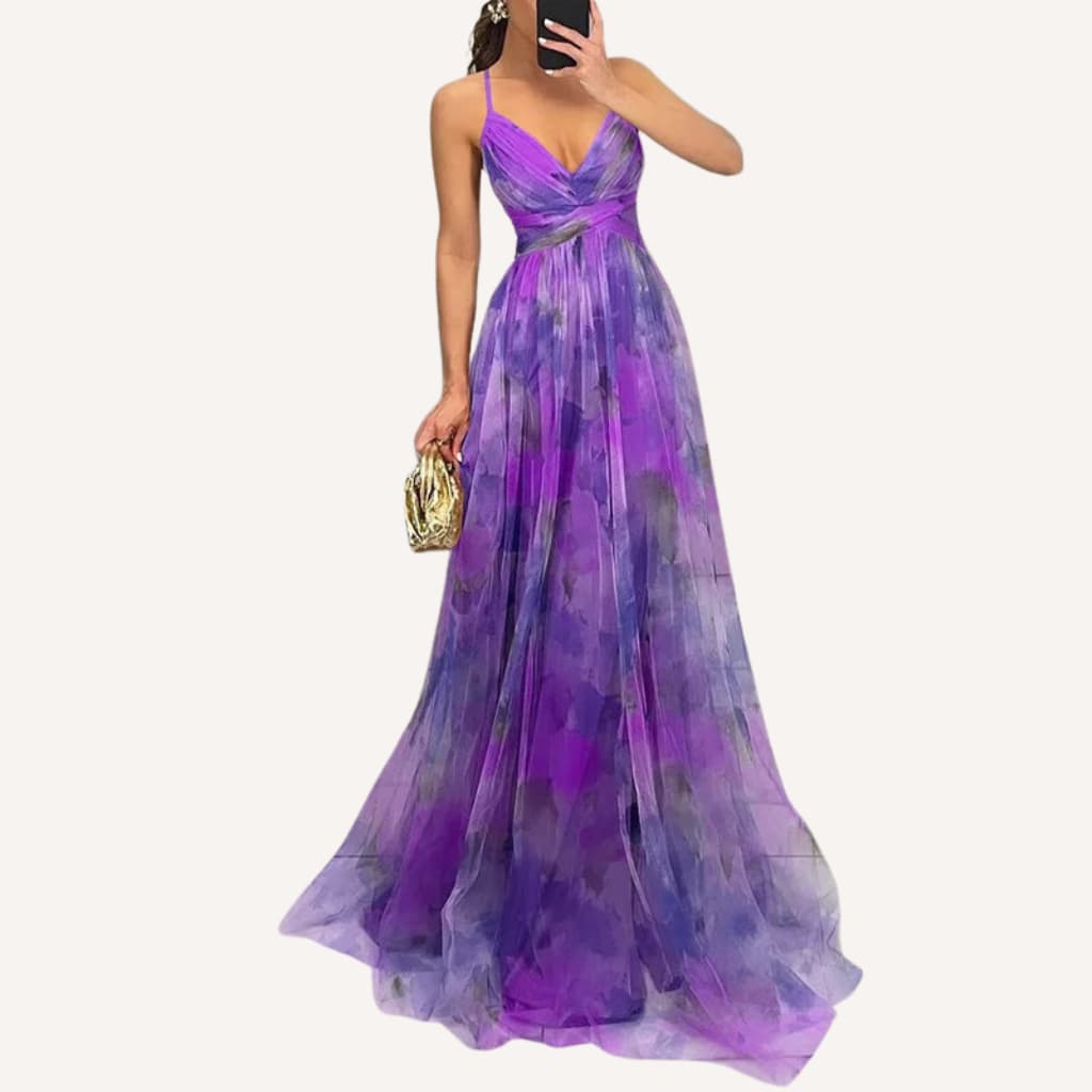 Julie | Maxi Jurk met Bloemenprint