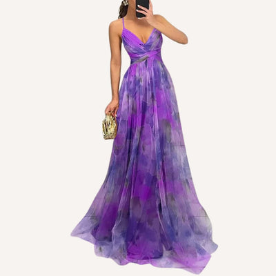 Julie | Maxi Jurk met Bloemenprint