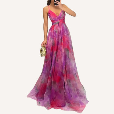 Julie | Maxi Jurk met Bloemenprint