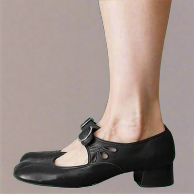 Denise |  Leren Sandalen met Comfortabele Zool