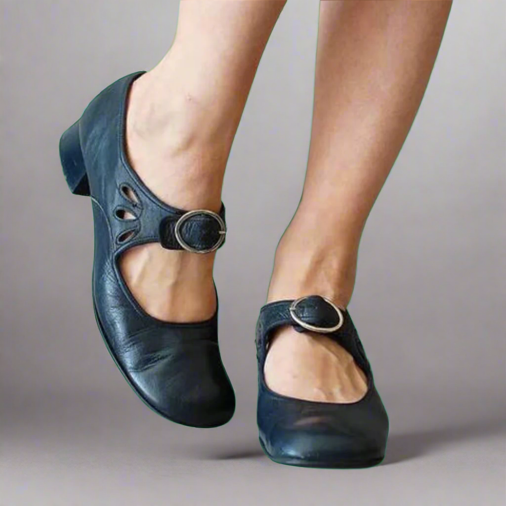 Denise |  Leren Sandalen met Comfortabele Zool