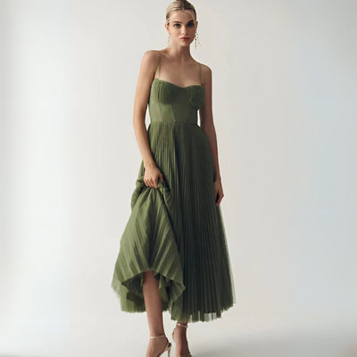 Sophie | Elegante jurk met plissérok