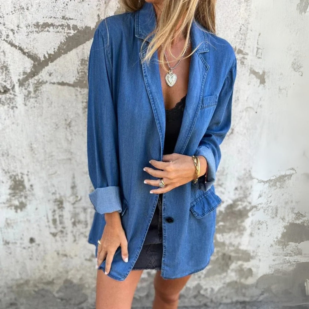 Sascha | Denim Blouse