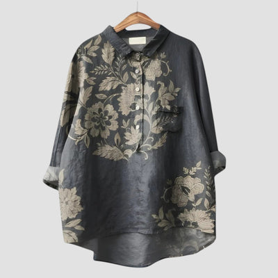 Noor | Opvallende blouse met unieke print