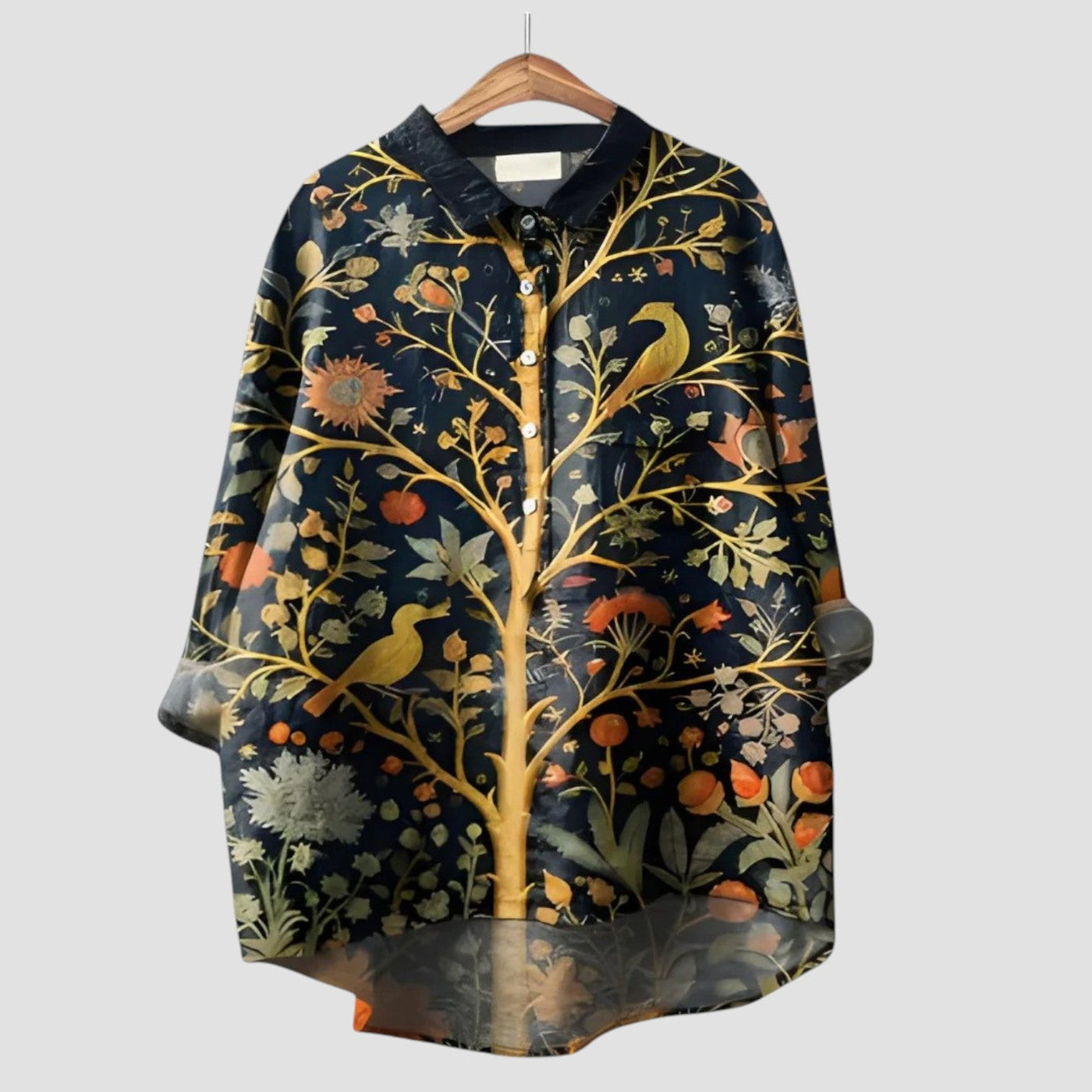 Noor | Opvallende blouse met unieke print