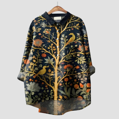Noor | Opvallende blouse met unieke print