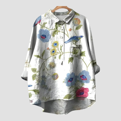 Noor | Opvallende blouse met unieke print
