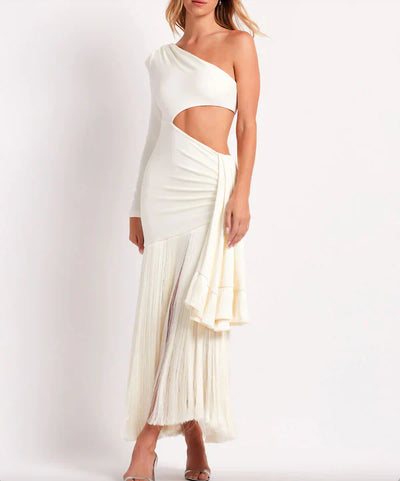 Tamara – Asymmetrische cut-out feestjurk