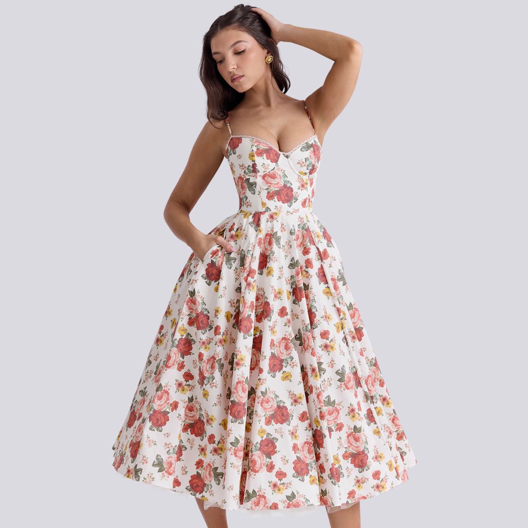 Rosa | Elegante Maxijurk