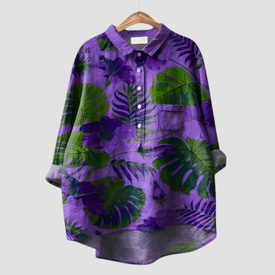 Noor | Opvallende blouse met unieke print