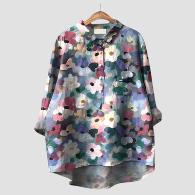 Noor | Opvallende blouse met unieke print