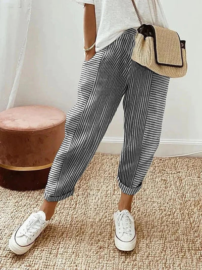Lio | Gestreepte Pantalon