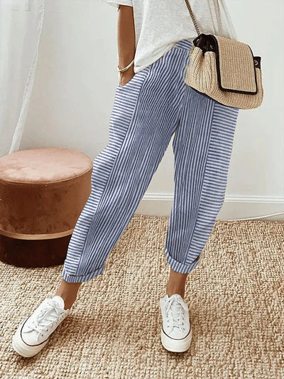 Lio | Gestreepte Pantalon