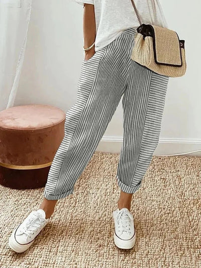 Lio | Gestreepte Pantalon