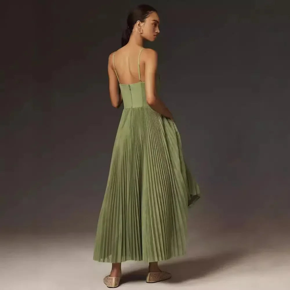 Sophie | Elegante jurk met plissérok