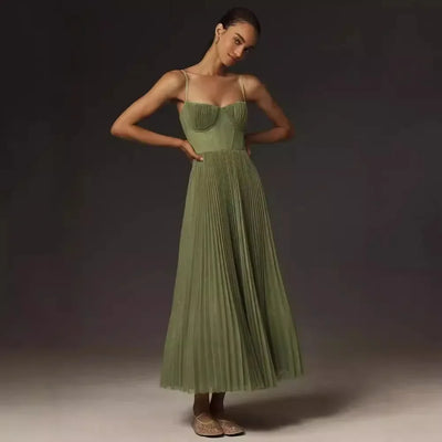 Sophie | Elegante jurk met plissérok