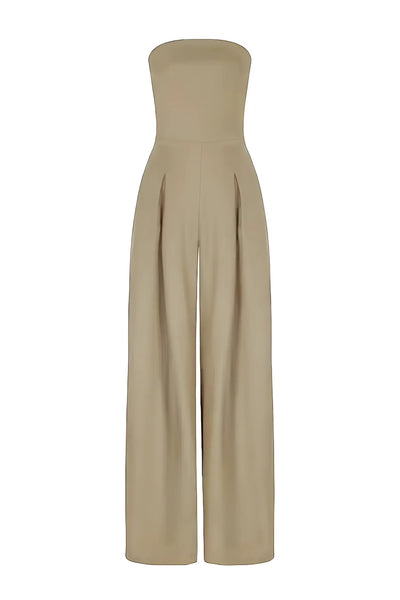 Elena – Elegante Strapless Jumpsuit