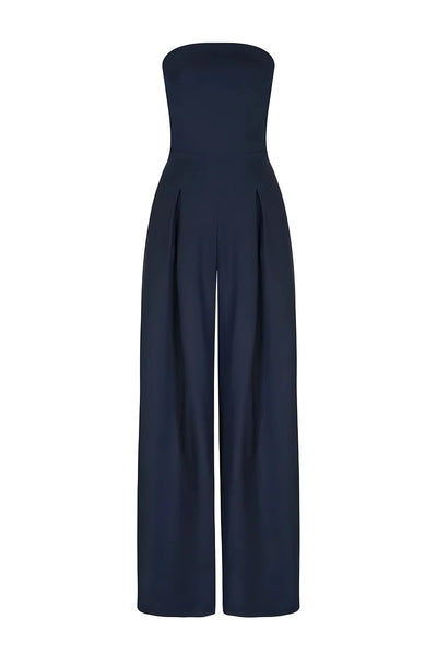 Elena – Elegante Strapless Jumpsuit