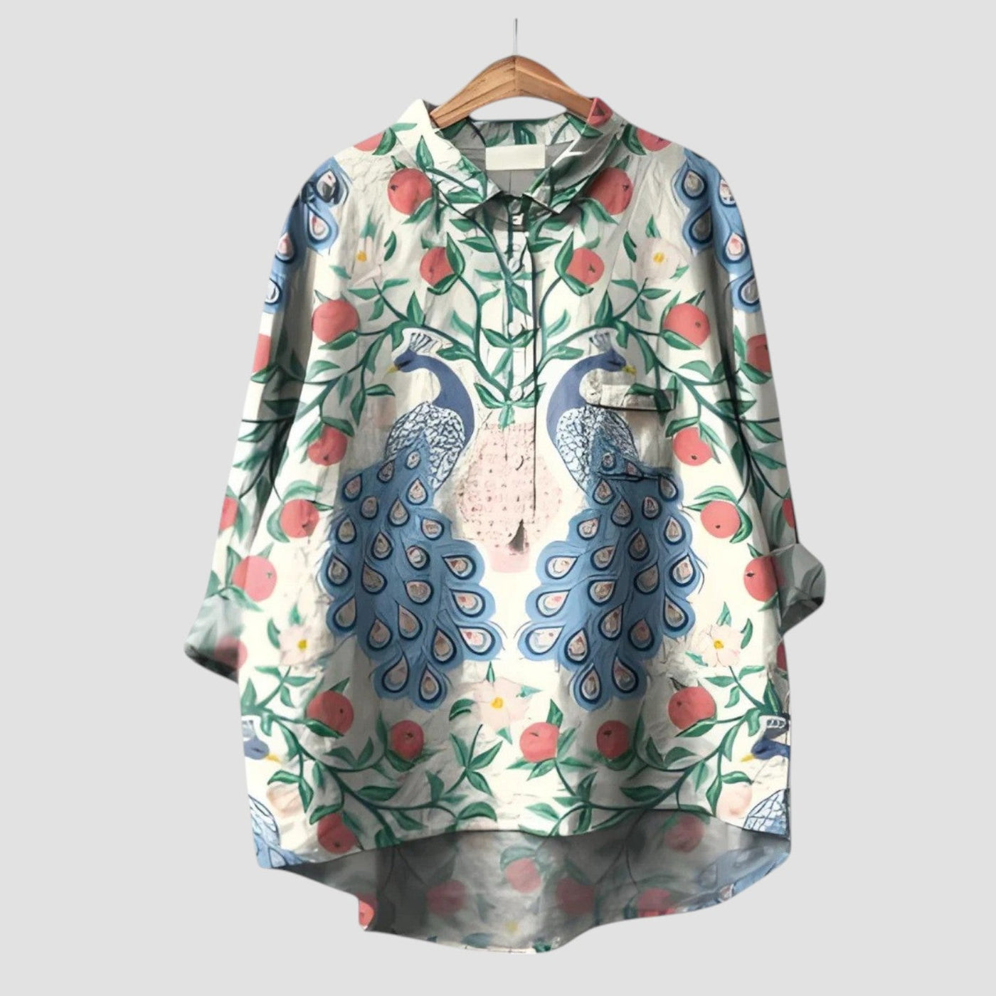 Noor | Opvallende blouse met unieke print