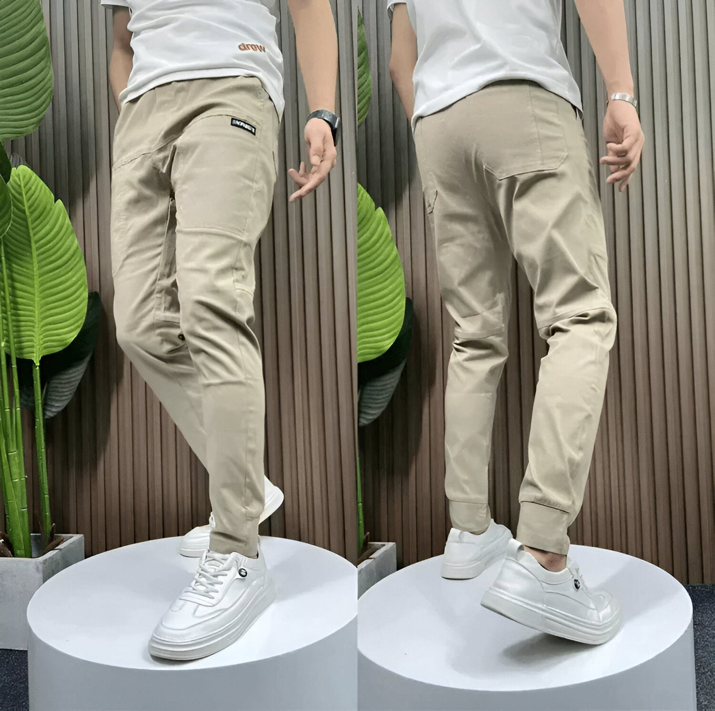Thomas | Premium Elastische Cargo Broek