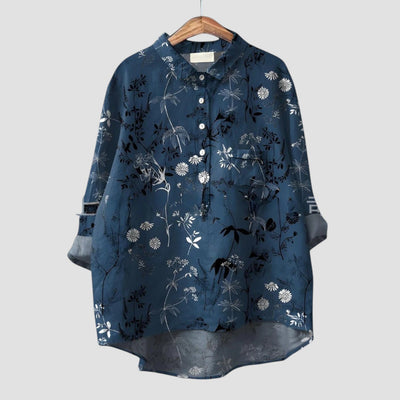 Noor | Opvallende blouse met unieke print